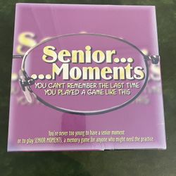 NEW Senior Moments Board Game 