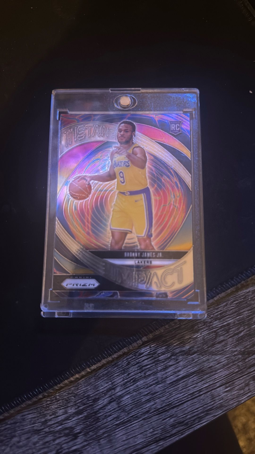 Bronny James Junior rookie card