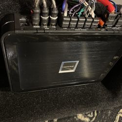 Alpine Amp And Stealth Sub Woofer 