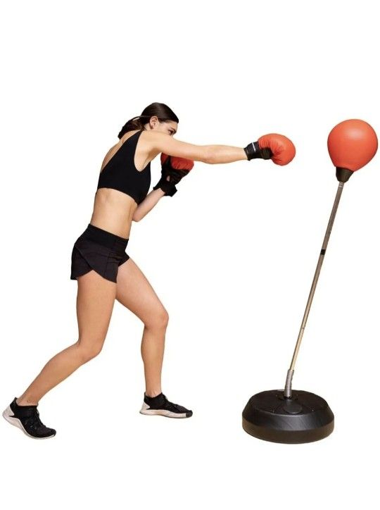 Protocol punching bag with stand | For Adults & Kids | Punching bag with stand