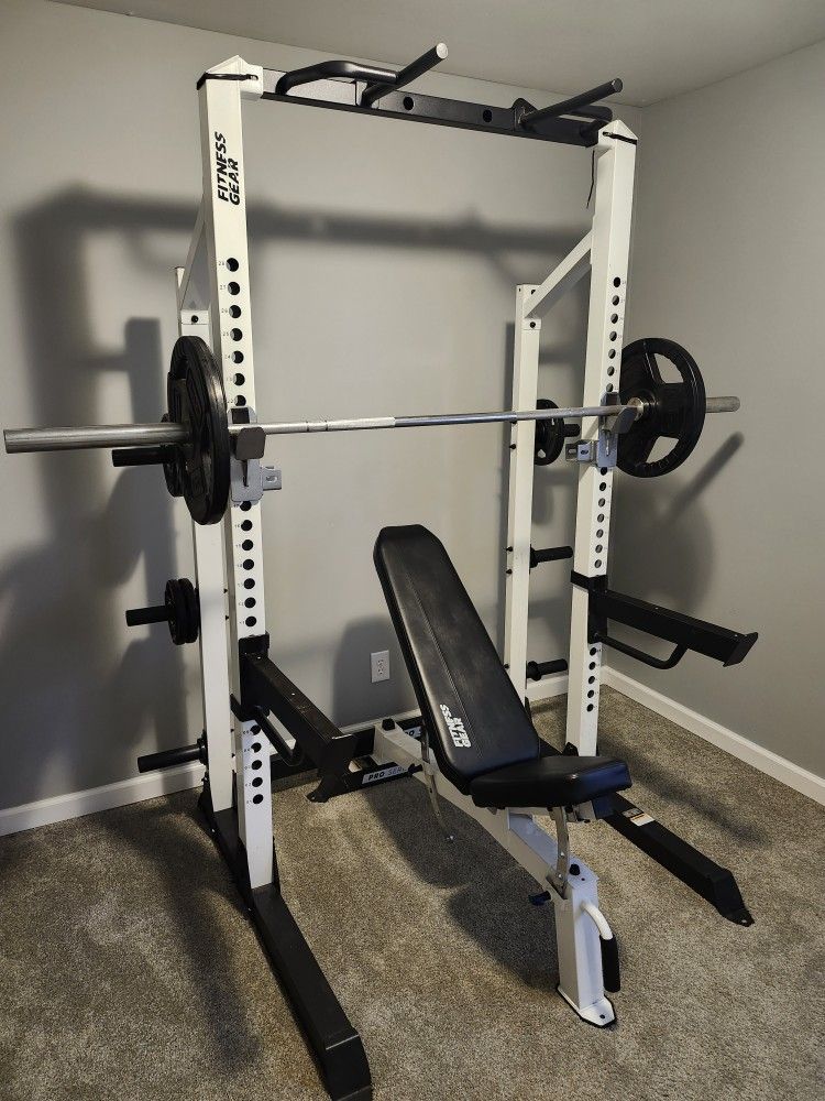 Negotiatable Workout Squat rack/bench
