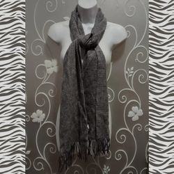 UNISEX GRAY NECK SCARF 
