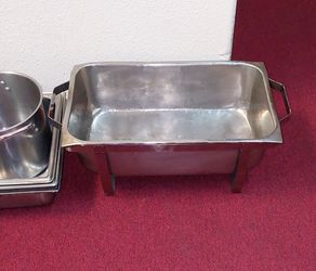 Large Chaffing Pans and a Pot
