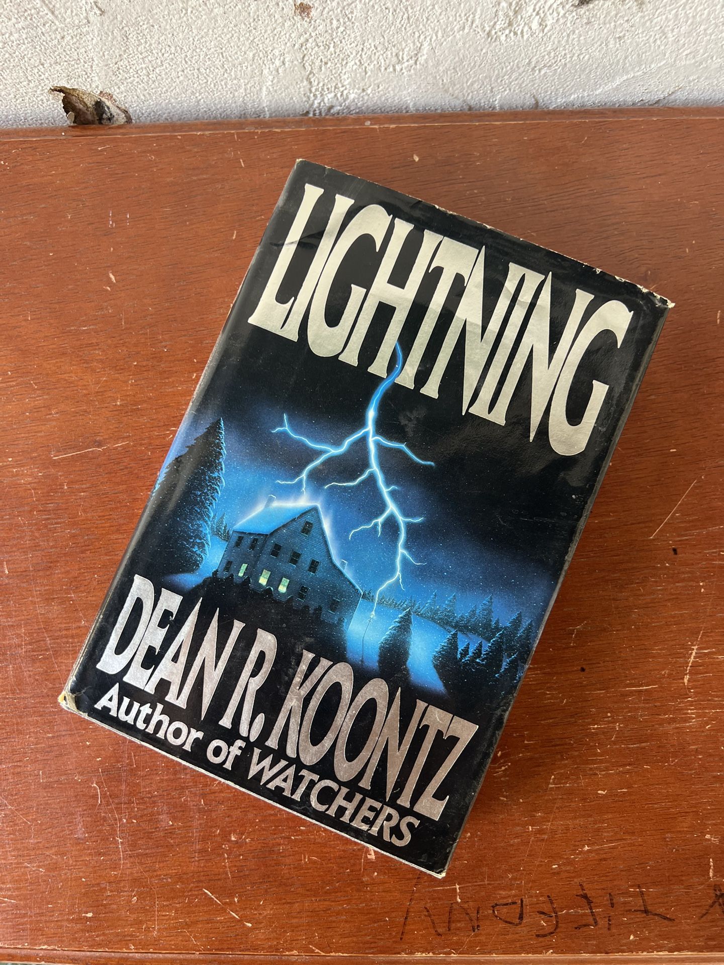 Vintage! 1988 Hardcover Lightning by Dean R. Koontz First Edition 1st Printing