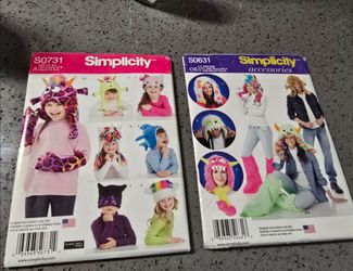 Two "crazy hat" patterns - Halloween, dress-up, or just for fun