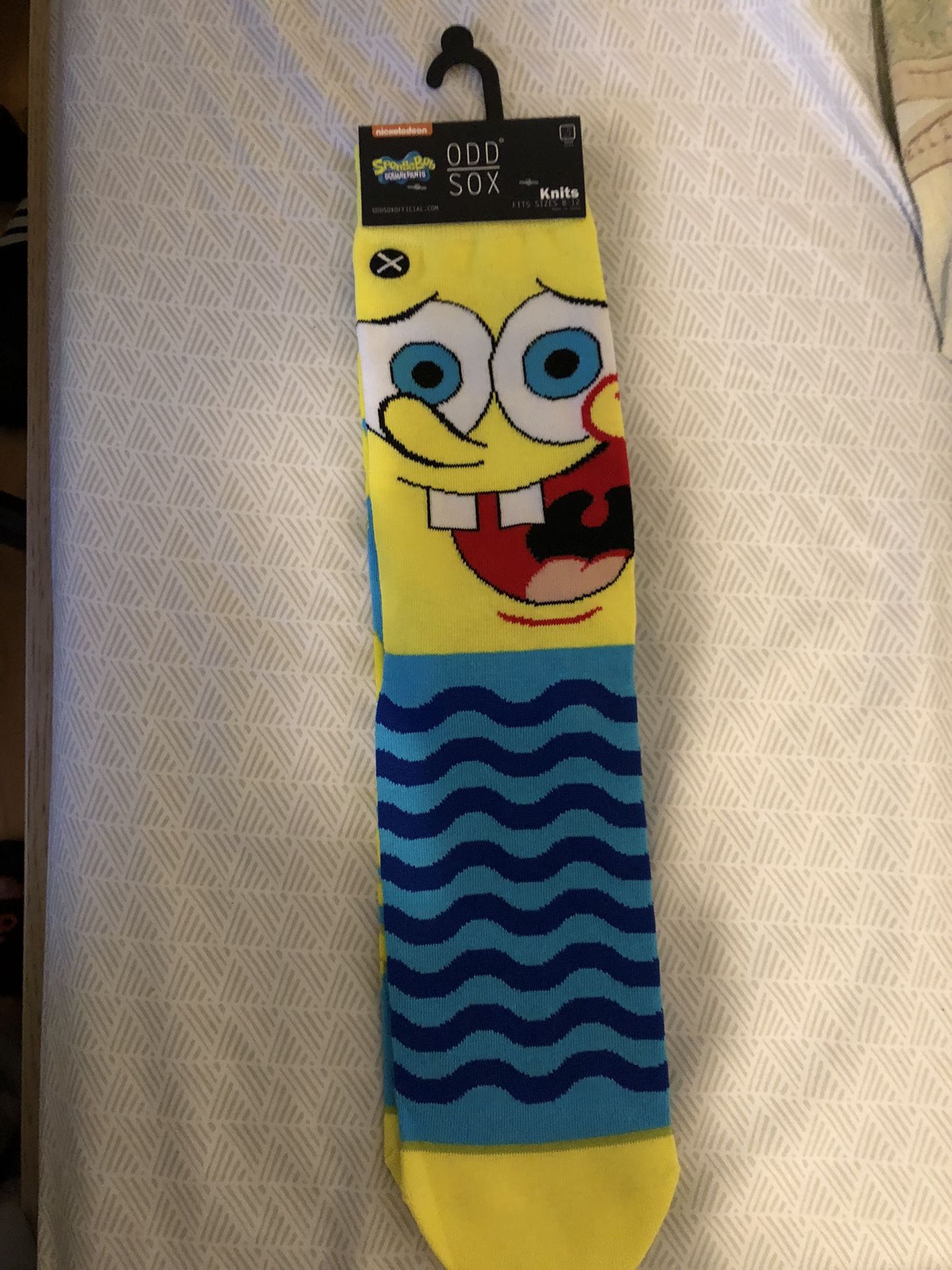 SpongeBob SquarePants ODD SOX Sz 8-12