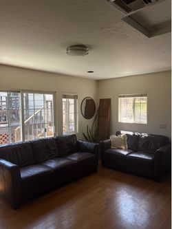 Leather couch