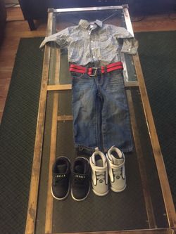 Kids clothes and Jordan sneakers