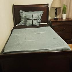Twin Bed Frame , Matress And Box Spring  Only 
