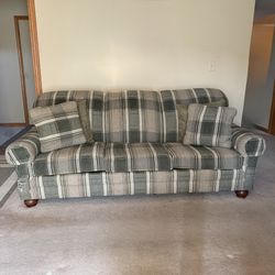 MUST GO - Firm Green 3-person Couch
