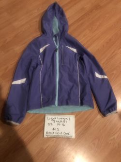 Purple Girls Light Weight Jacket