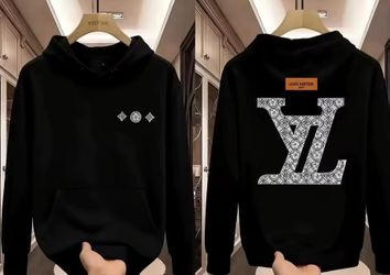 Black lv hoodie