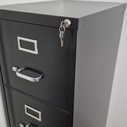 Black File Cabinet