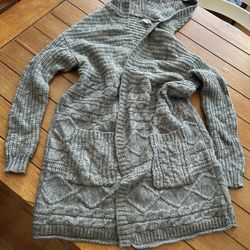 Women’s Long Cardigan Sweater Small 