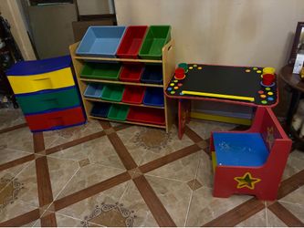 Toys organizer storage multicolor read the description for the price of each item
