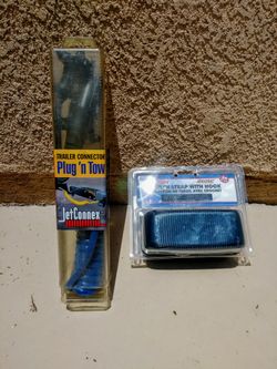 New trailer connector & winch strap with hook