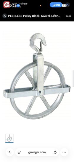 12 in. Scaffolding Gin Wheel for Hoisting