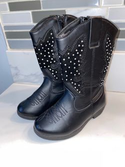 Toddler Girl Cowgirl Boots- Size 9
