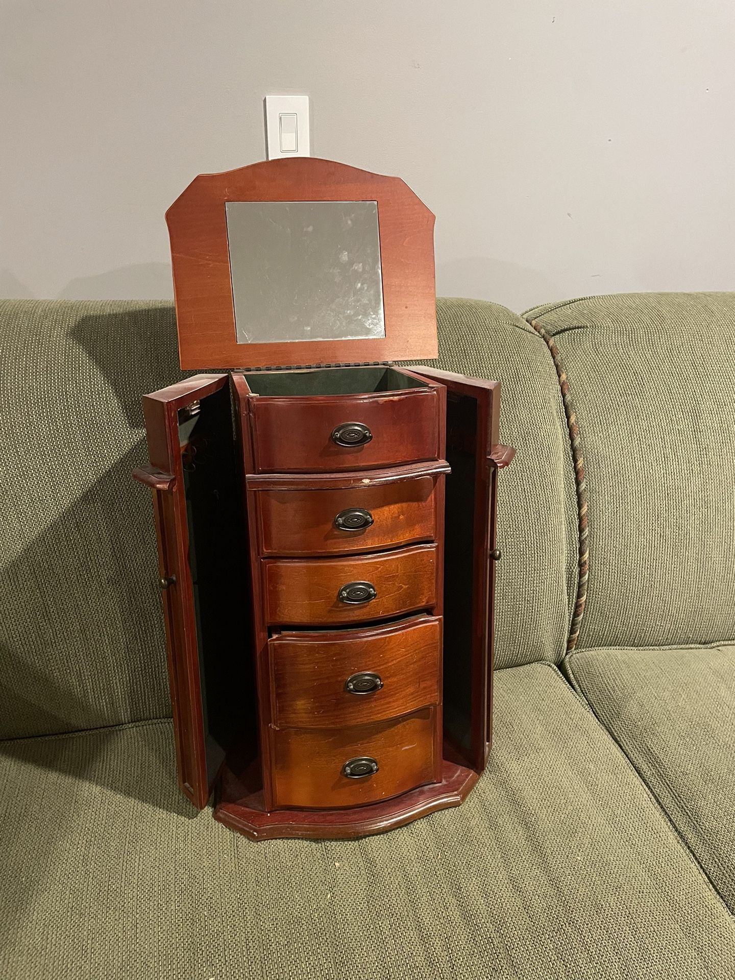 Jewelry Box Antique Tall