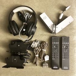 PlayStation Lot Of Gaming Accessories PS1, PS2, PS3, PS4 Sony Gaming Lot READ!!!