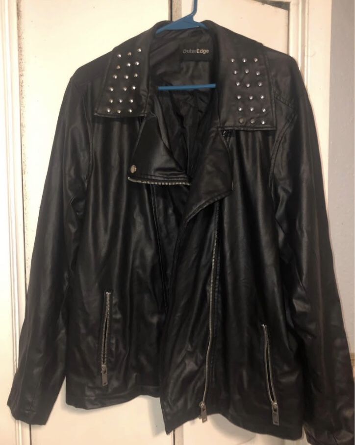 Women's Leather Jacket Also Possible Surprise Waiting