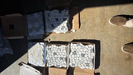 Mix Marble Tile Rock, 12 Boxes