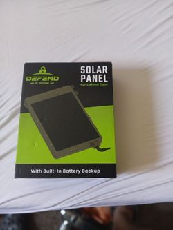 Tactacam Defend Solar Panel with Battery Backup