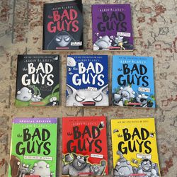 8 Bad Guys Books