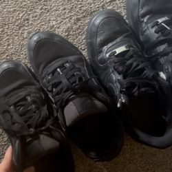 Air Force 1 Black And Nike air Max