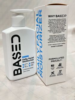 BASED Bodyworks Moisturizer 6.8oz Ceramide Squalane Face Cream Hydrating Barrier Repair Non Greasy All Skin Types New