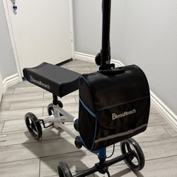 Knee Scooter $80 OBO White With Sky Blue