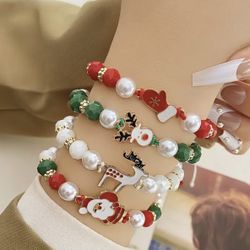 Christmas Charm Bracelet Set of 4 🎅🏻 