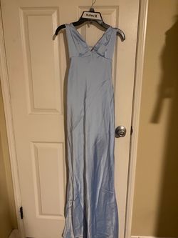 Baby blue dress