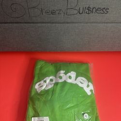 Lime Green Spider Hoodie 