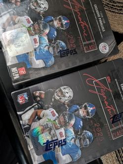 2025 Topps Signature Class NFL Football Box (x2)
