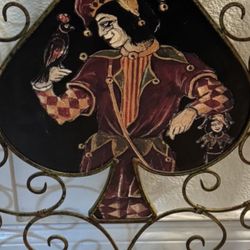 Metal Wall Art Super Cool Joker Ace Of Spade Metal Wall Art