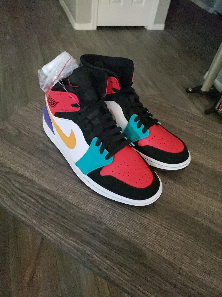 Jordan Mid Bred Multi Color Sz DS