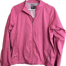 Pink Adidas Windbreaker Jacket, Size: M