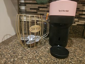 Nespresso cafetera rosa