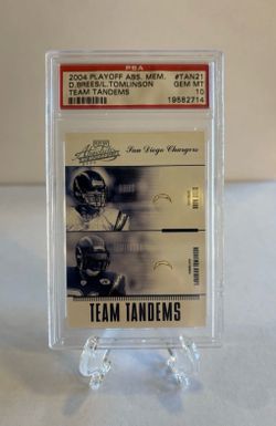 2004 Absolute - Drew Brees, LaDainian Tomlinson #TAN-21 🔥PSA 10🔥 Low POP!
