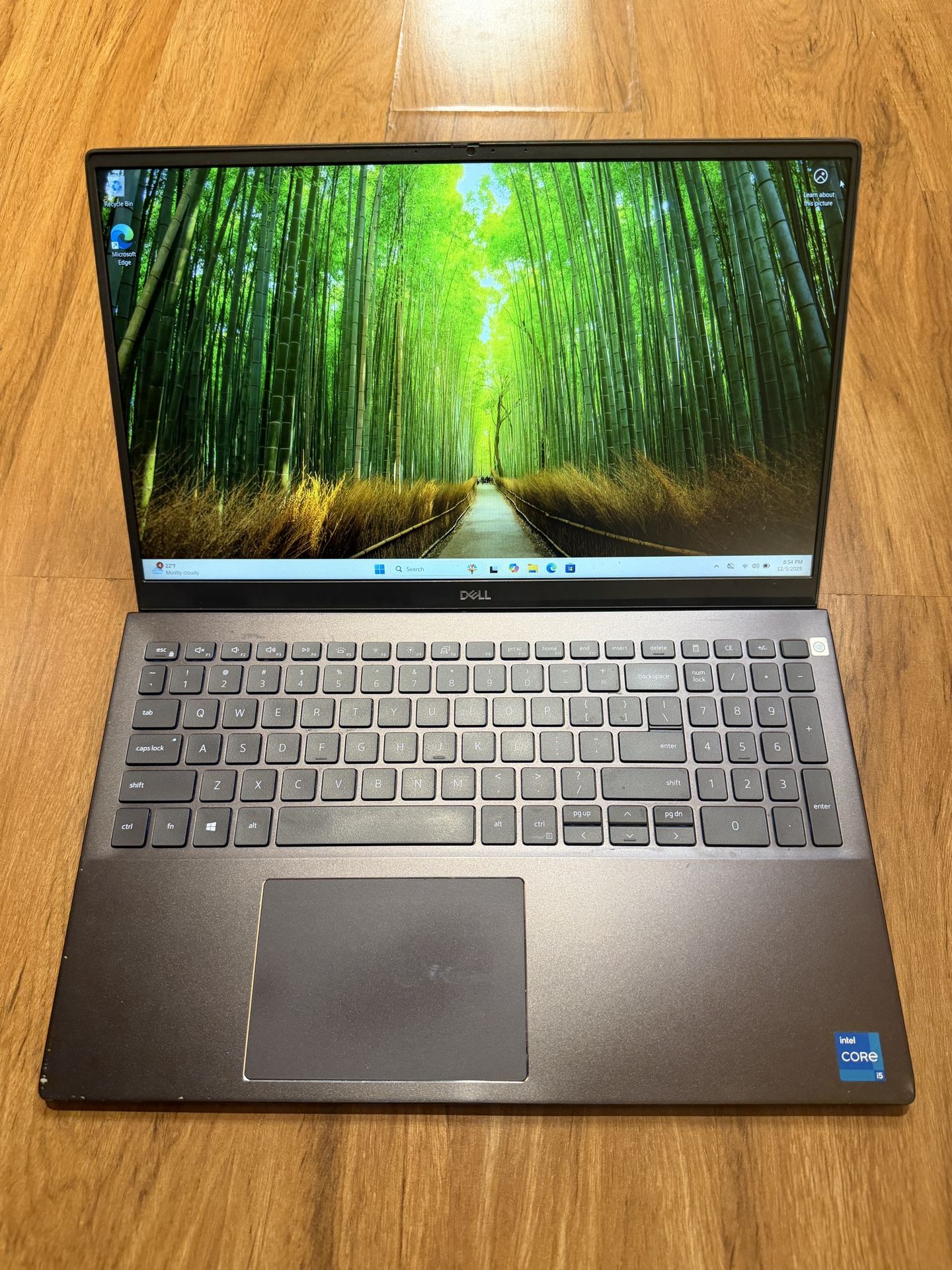Dell Vostro 5502 core i5 11th gen 16GB Ram 256GB SSD Windows 11 Pro 15.6” UHD Screen Laptop with charger in Excellent Working condition!!!!! Specific