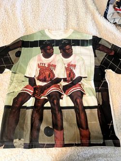 MENS JORDAN FLIGHT HERITAGE T SHIRT_SAIL/BLACK SIZE L