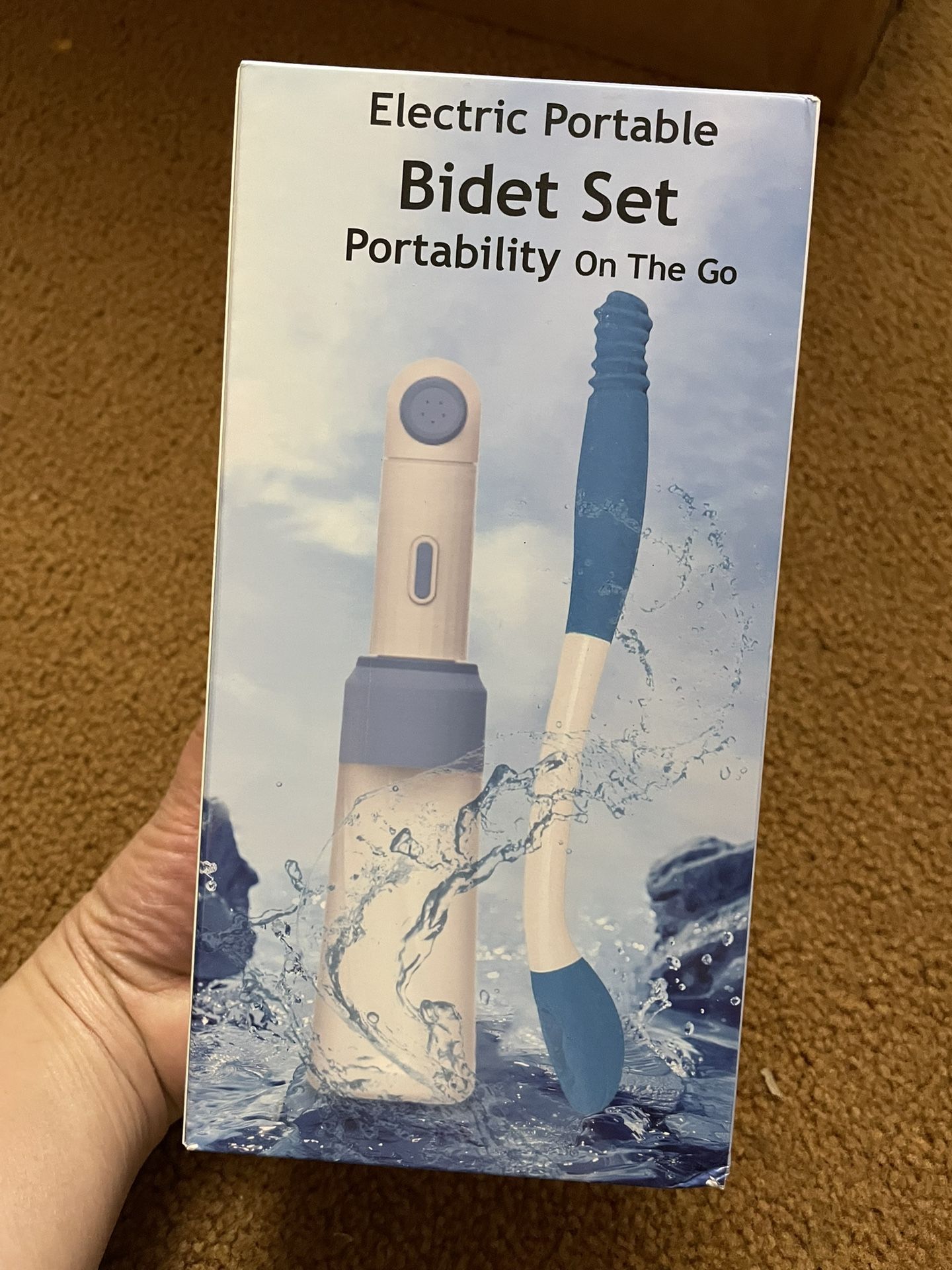 Brand New : Portable Bidet Toilet Aids Wiper Tool Set