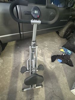 Gazelle-style glider/elliptical exercise machine