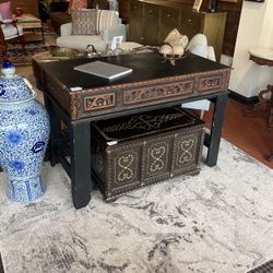 1930s/40s Chinese Antique Desk 49” x 27” x 8”