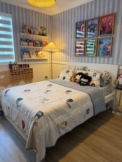 KID FULL BED WITH MATTRESS