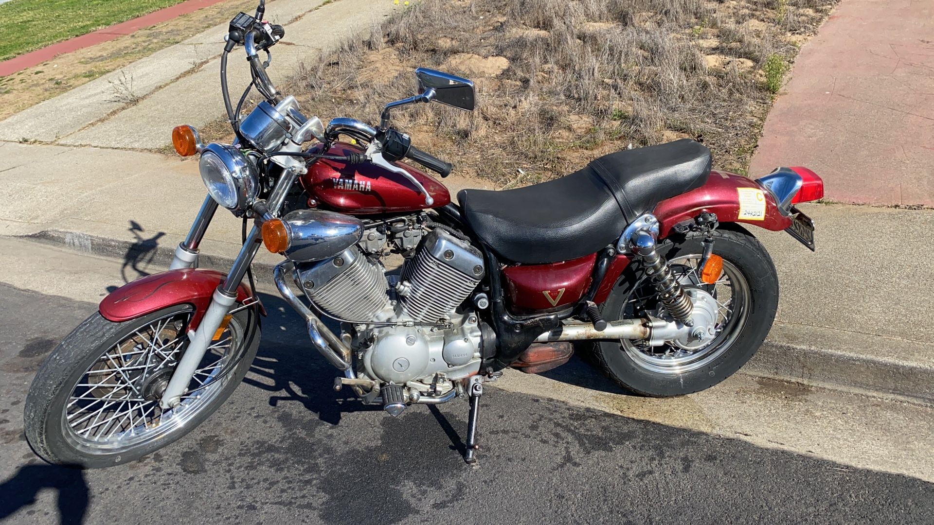 yamaha virago 535 1990. 3800 miles perfect