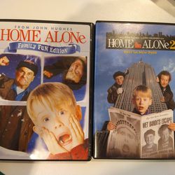 Home Alone 1 & 2 DVDs