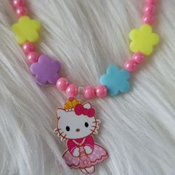 Hello Kitty Multicolor Beaded charm  Bracelet Kids new