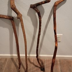 Old Handmade Americana Canes